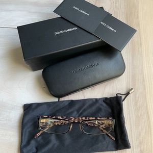Dolce and Gabbana | Leopard Eyeglasses DG 854